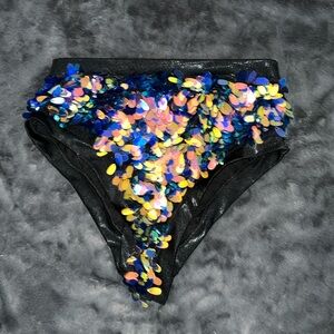 Dolls Kill High Waisted Sequin Bottoms
